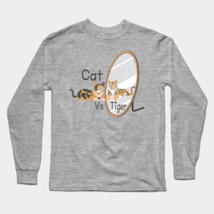 Cat Vs Tiger Long Sleeve T-Shirt